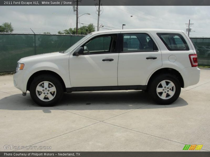 White Suede / Stone 2011 Ford Escape XLS
