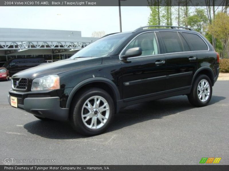 Black / Taupe/Light Taupe 2004 Volvo XC90 T6 AWD