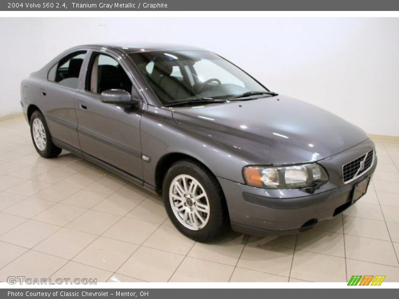 Titanium Gray Metallic / Graphite 2004 Volvo S60 2.4