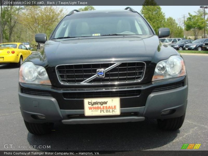 Black / Taupe/Light Taupe 2004 Volvo XC90 T6 AWD