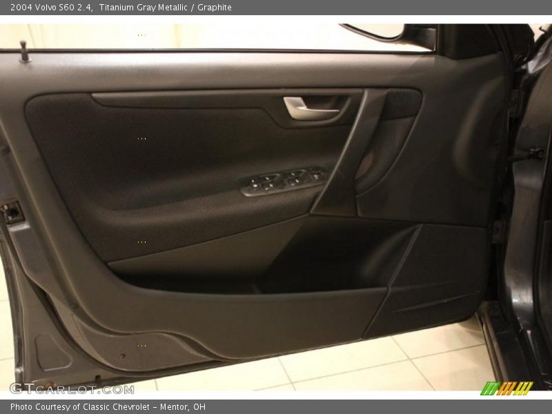 Titanium Gray Metallic / Graphite 2004 Volvo S60 2.4