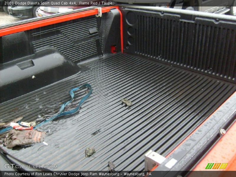 Flame Red / Taupe 2001 Dodge Dakota Sport Quad Cab 4x4