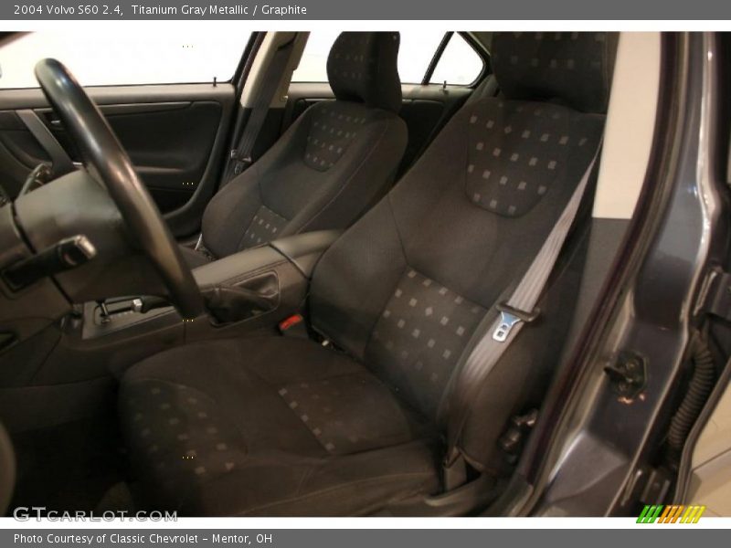 Titanium Gray Metallic / Graphite 2004 Volvo S60 2.4
