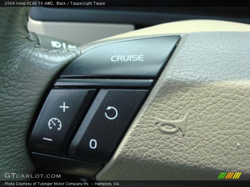 Black / Taupe/Light Taupe 2004 Volvo XC90 T6 AWD