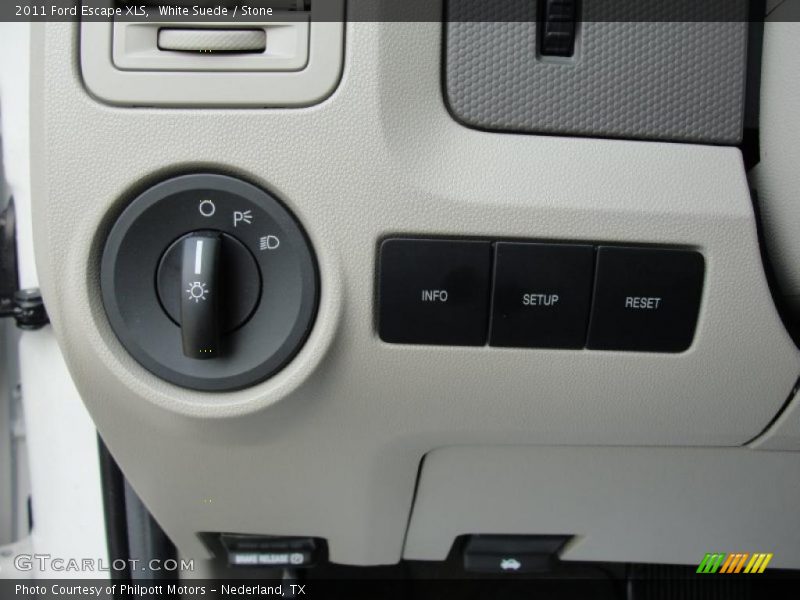 Controls of 2011 Escape XLS
