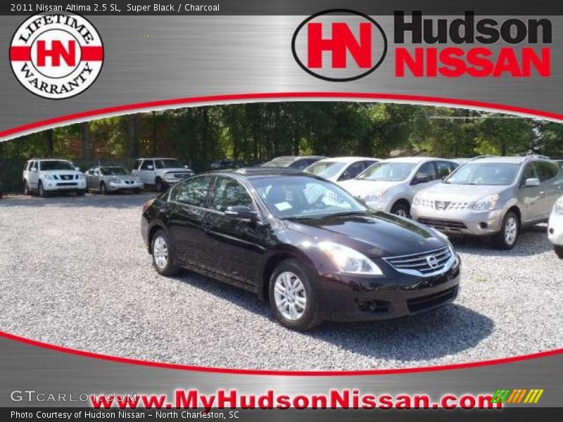 Super Black / Charcoal 2011 Nissan Altima 2.5 SL