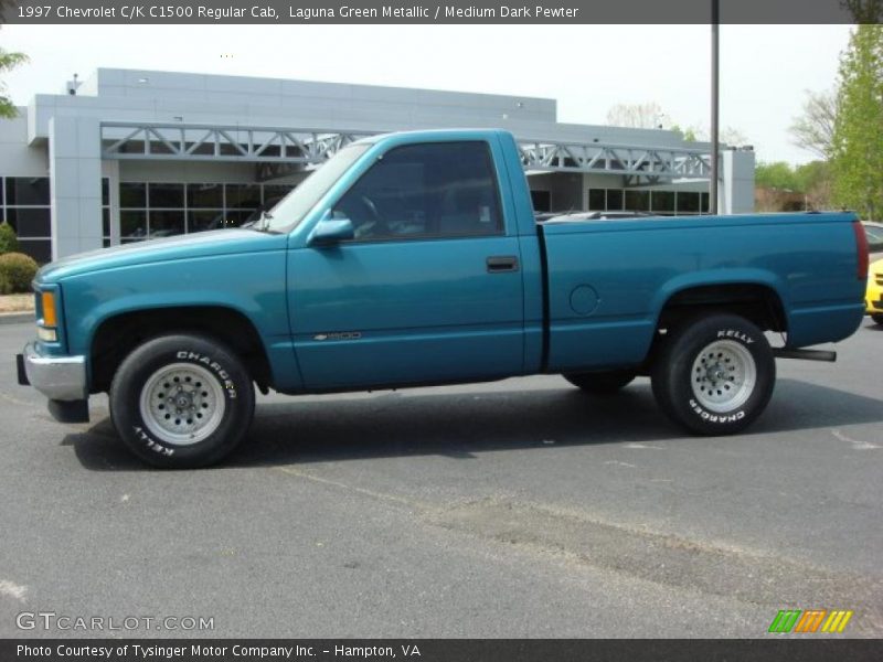  1997 C/K C1500 Regular Cab Laguna Green Metallic