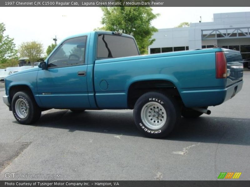 Laguna Green Metallic / Medium Dark Pewter 1997 Chevrolet C/K C1500 Regular Cab