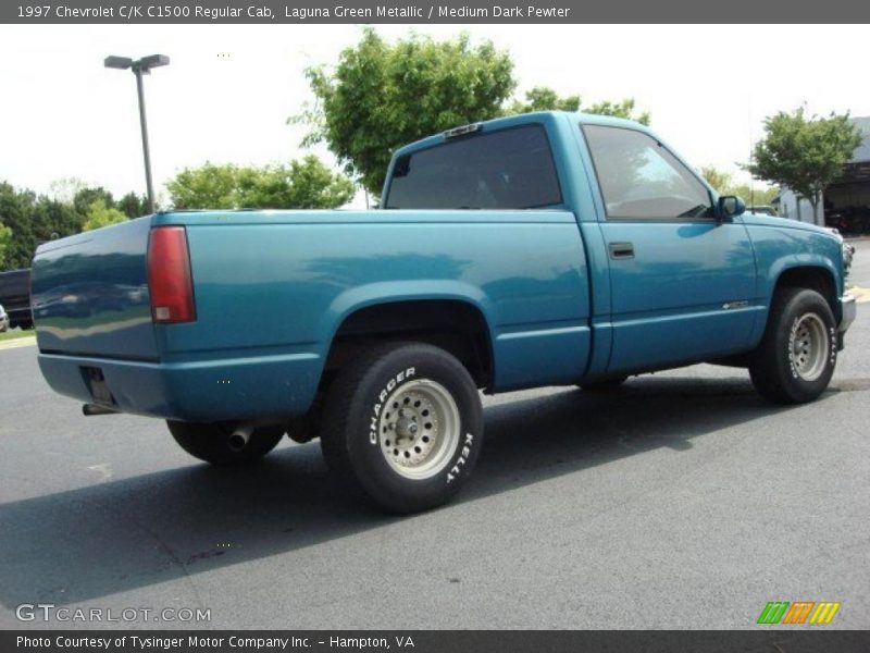 Laguna Green Metallic / Medium Dark Pewter 1997 Chevrolet C/K C1500 Regular Cab