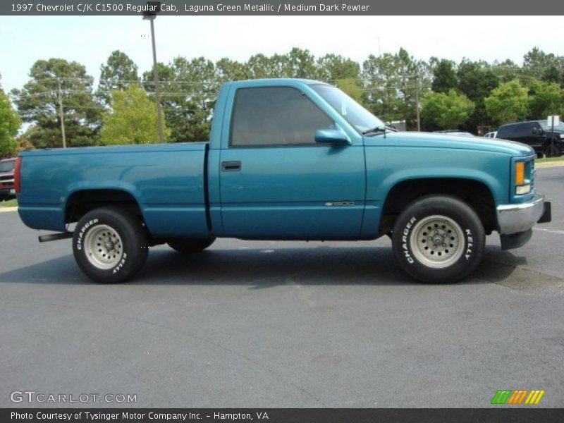 Laguna Green Metallic / Medium Dark Pewter 1997 Chevrolet C/K C1500 Regular Cab