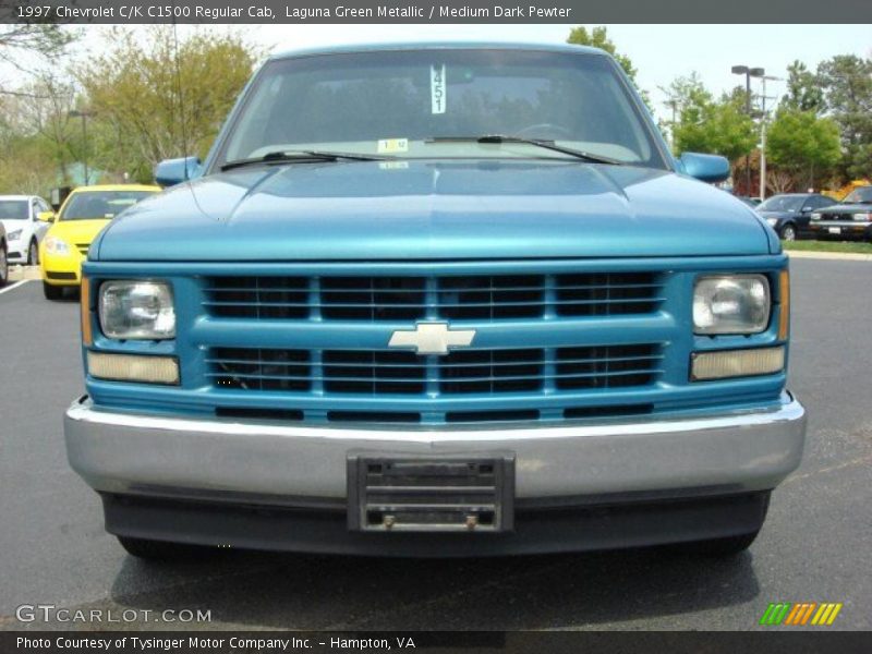 Laguna Green Metallic / Medium Dark Pewter 1997 Chevrolet C/K C1500 Regular Cab