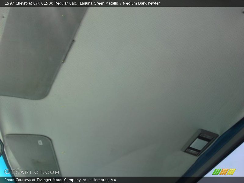 Laguna Green Metallic / Medium Dark Pewter 1997 Chevrolet C/K C1500 Regular Cab