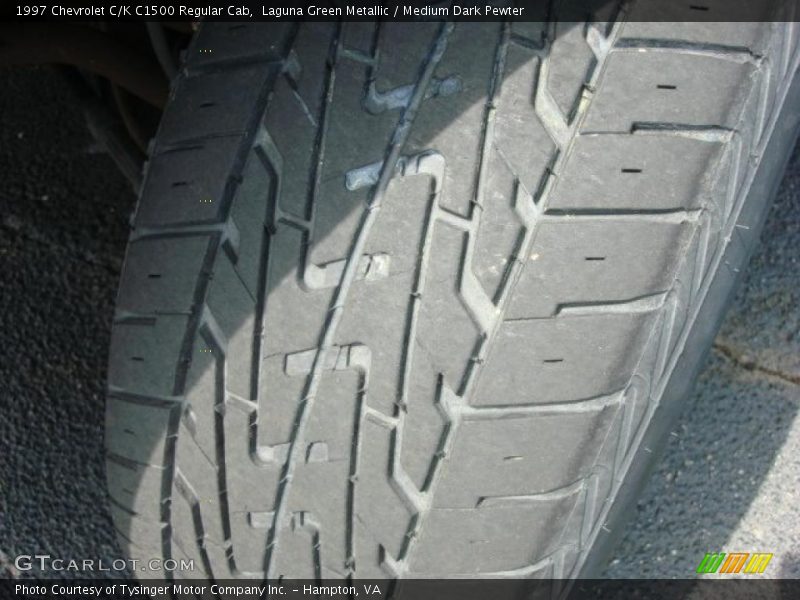 Laguna Green Metallic / Medium Dark Pewter 1997 Chevrolet C/K C1500 Regular Cab