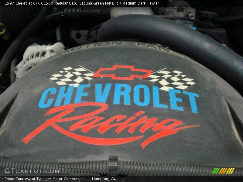 Laguna Green Metallic / Medium Dark Pewter 1997 Chevrolet C/K C1500 Regular Cab