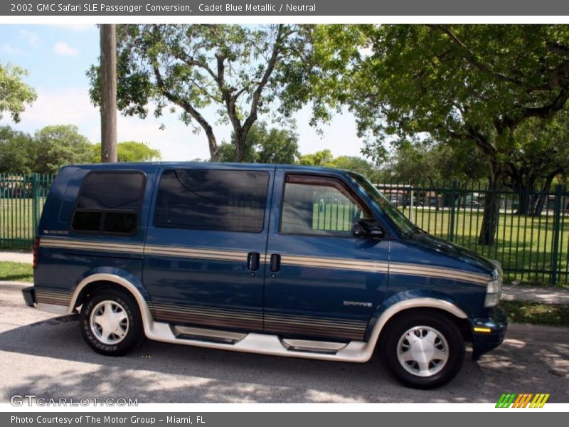 Cadet Blue Metallic / Neutral 2002 GMC Safari SLE Passenger Conversion