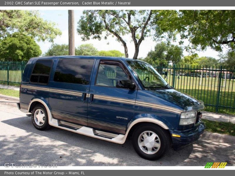 Cadet Blue Metallic / Neutral 2002 GMC Safari SLE Passenger Conversion