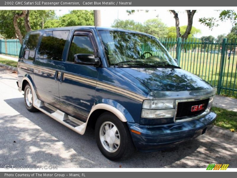 Cadet Blue Metallic / Neutral 2002 GMC Safari SLE Passenger Conversion