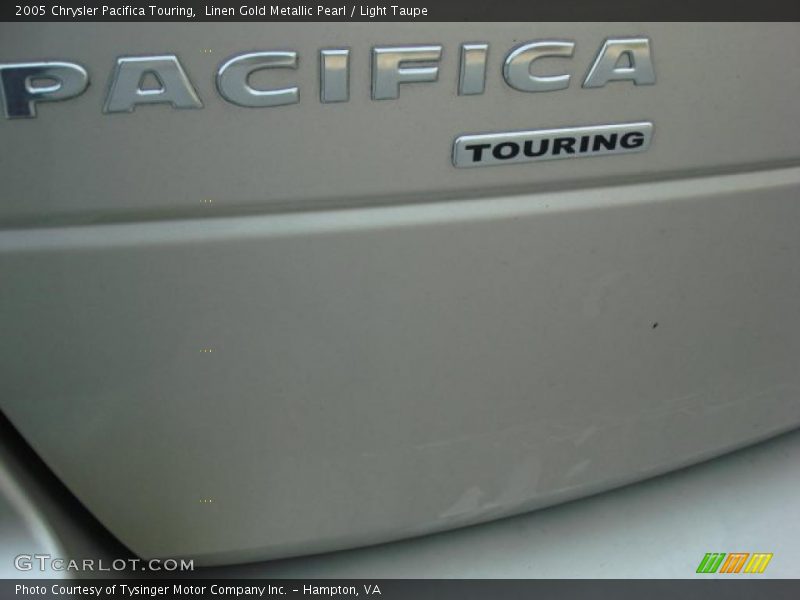 Linen Gold Metallic Pearl / Light Taupe 2005 Chrysler Pacifica Touring