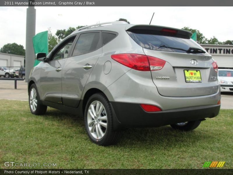 Graphite Gray / Black 2011 Hyundai Tucson Limited