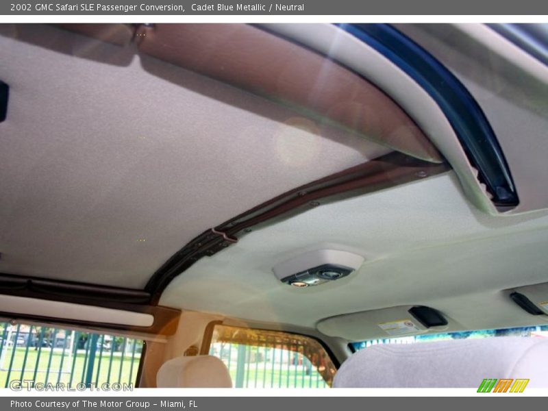 Cadet Blue Metallic / Neutral 2002 GMC Safari SLE Passenger Conversion