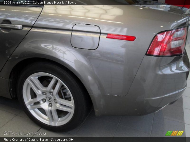 Carbon Bronze Metallic / Ebony 2008 Acura TL 3.2