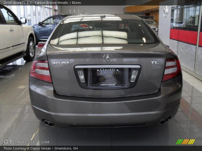 Carbon Bronze Metallic / Ebony 2008 Acura TL 3.2
