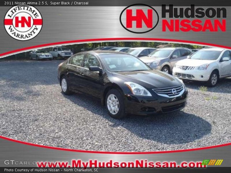 Super Black / Charcoal 2011 Nissan Altima 2.5 S