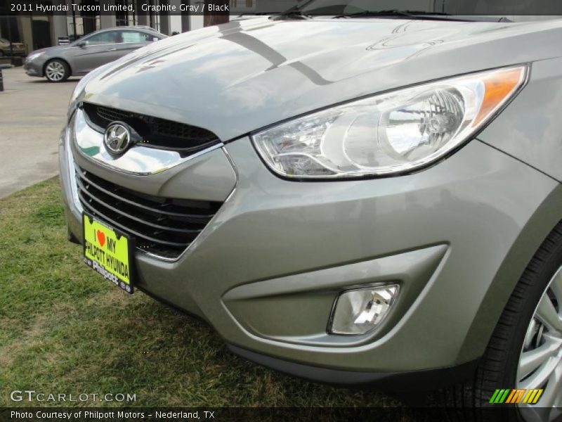 Graphite Gray / Black 2011 Hyundai Tucson Limited