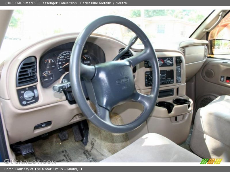 Cadet Blue Metallic / Neutral 2002 GMC Safari SLE Passenger Conversion