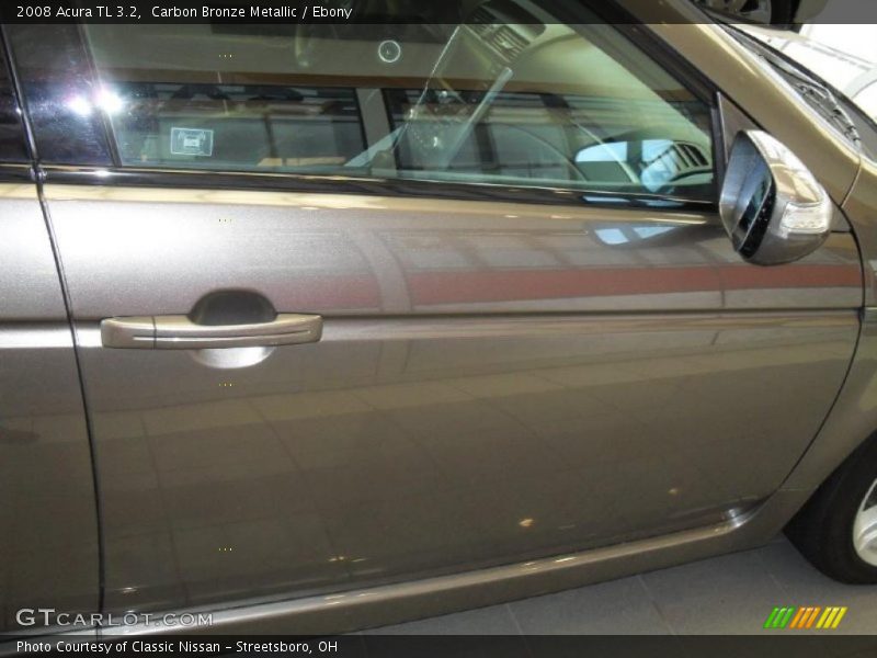 Carbon Bronze Metallic / Ebony 2008 Acura TL 3.2