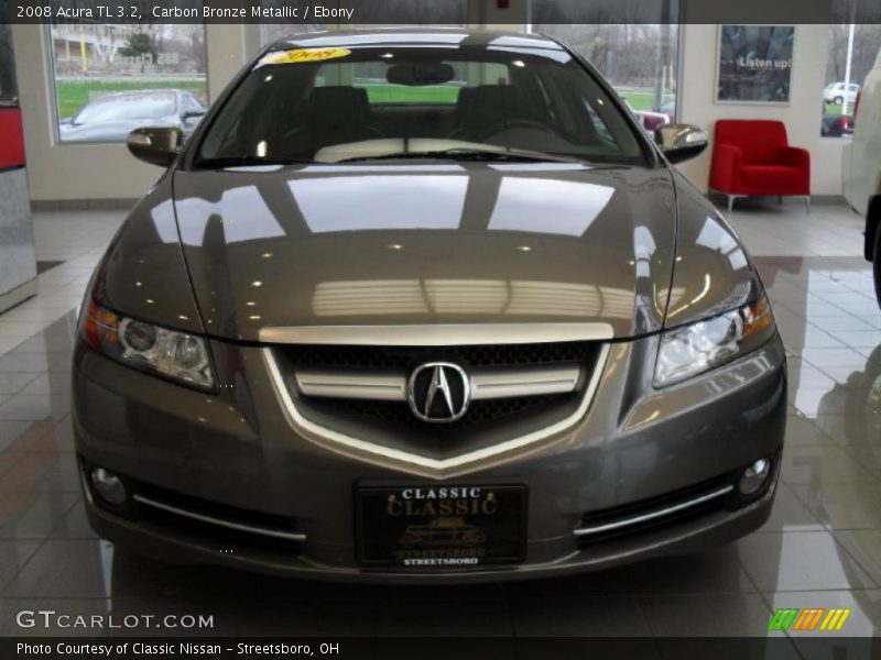 Carbon Bronze Metallic / Ebony 2008 Acura TL 3.2