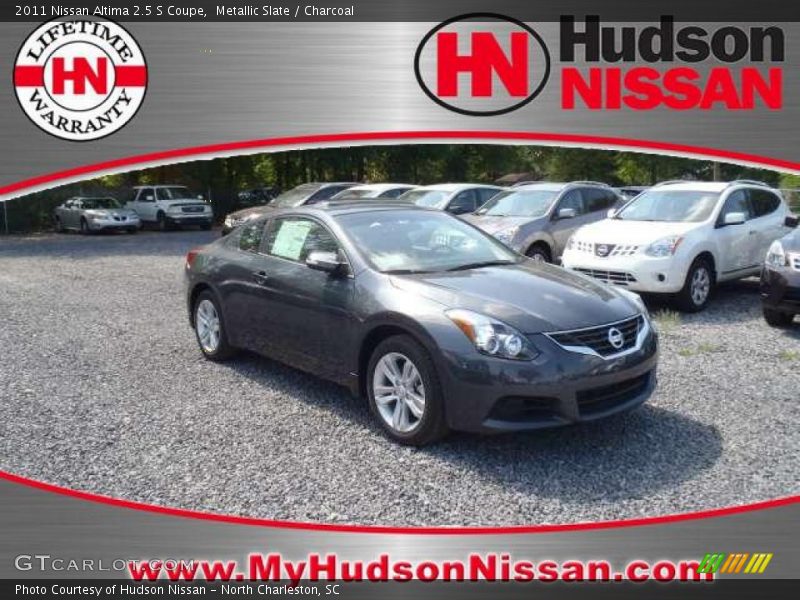 Metallic Slate / Charcoal 2011 Nissan Altima 2.5 S Coupe