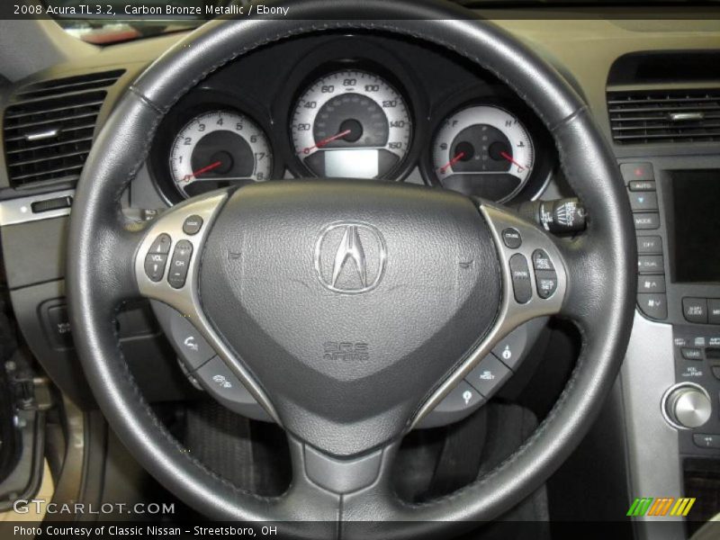 Carbon Bronze Metallic / Ebony 2008 Acura TL 3.2