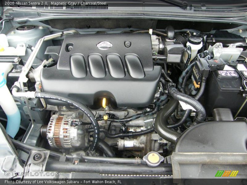 Magnetic Gray / Charcoal/Steel 2008 Nissan Sentra 2.0