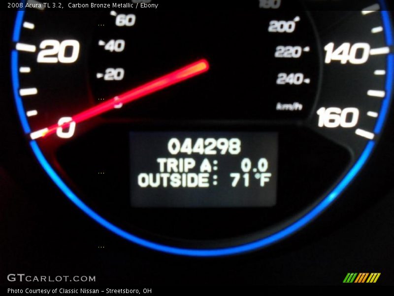 Carbon Bronze Metallic / Ebony 2008 Acura TL 3.2