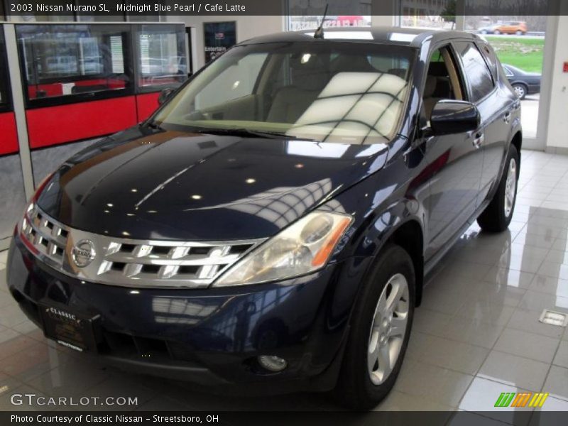 Midnight Blue Pearl / Cafe Latte 2003 Nissan Murano SL