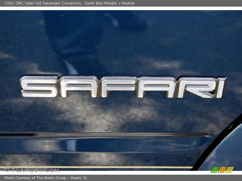 Cadet Blue Metallic / Neutral 2002 GMC Safari SLE Passenger Conversion