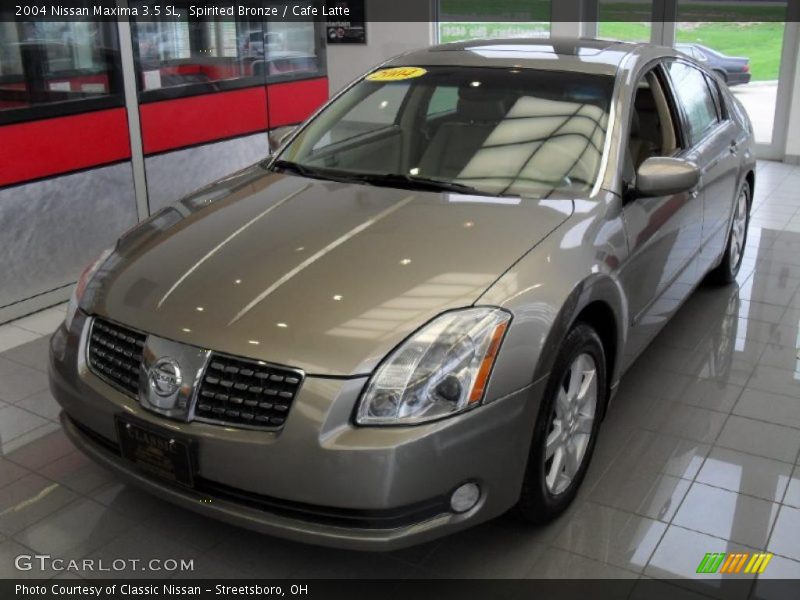Spirited Bronze / Cafe Latte 2004 Nissan Maxima 3.5 SL