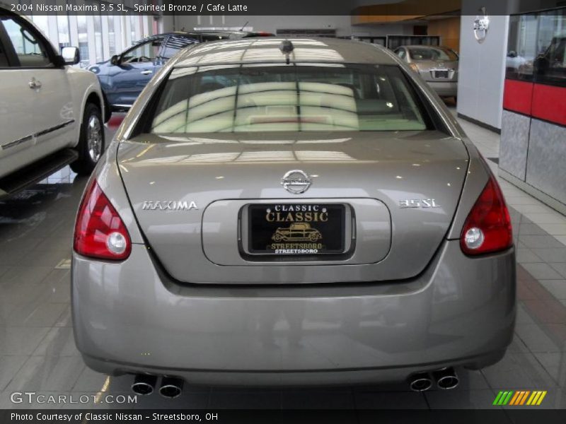 Spirited Bronze / Cafe Latte 2004 Nissan Maxima 3.5 SL
