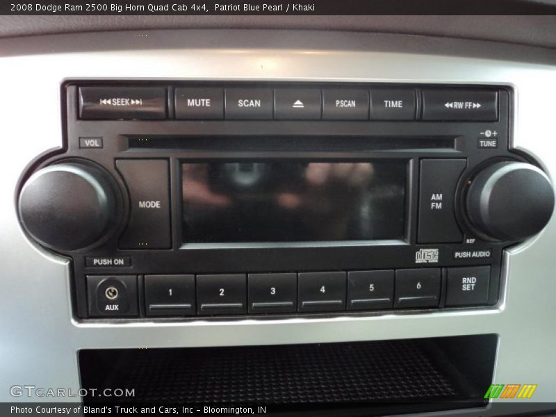 Patriot Blue Pearl / Khaki 2008 Dodge Ram 2500 Big Horn Quad Cab 4x4