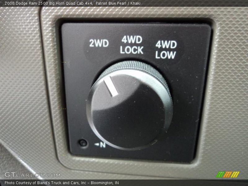 Patriot Blue Pearl / Khaki 2008 Dodge Ram 2500 Big Horn Quad Cab 4x4