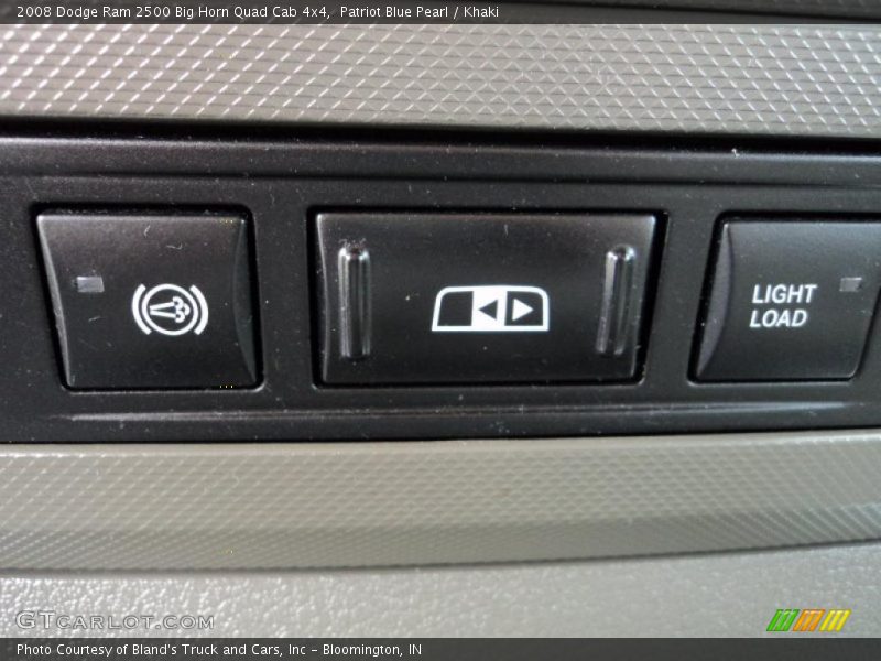 Patriot Blue Pearl / Khaki 2008 Dodge Ram 2500 Big Horn Quad Cab 4x4