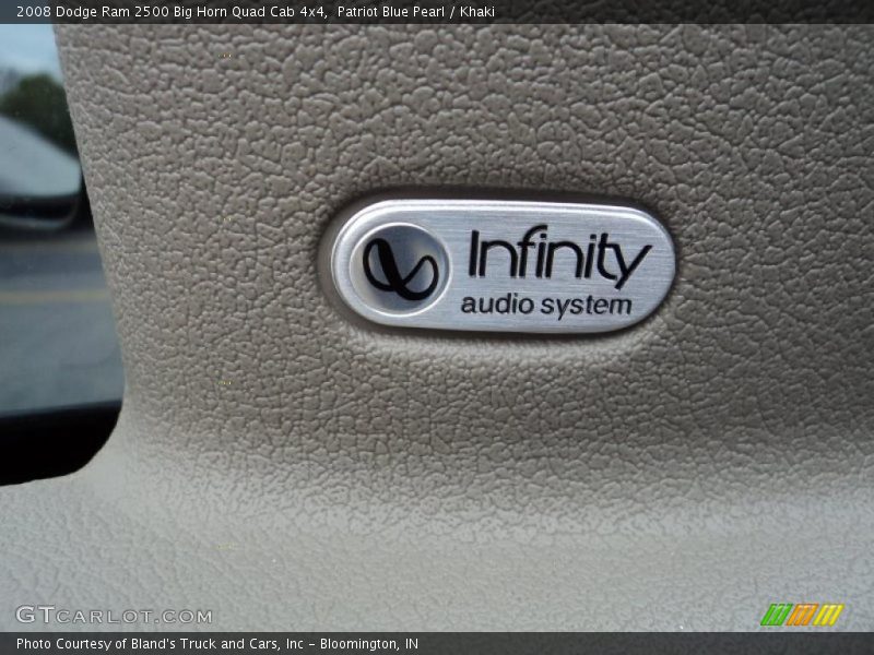Patriot Blue Pearl / Khaki 2008 Dodge Ram 2500 Big Horn Quad Cab 4x4