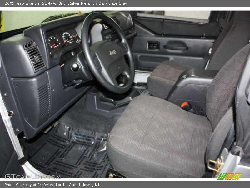  2005 Wrangler SE 4x4 Dark Slate Gray Interior