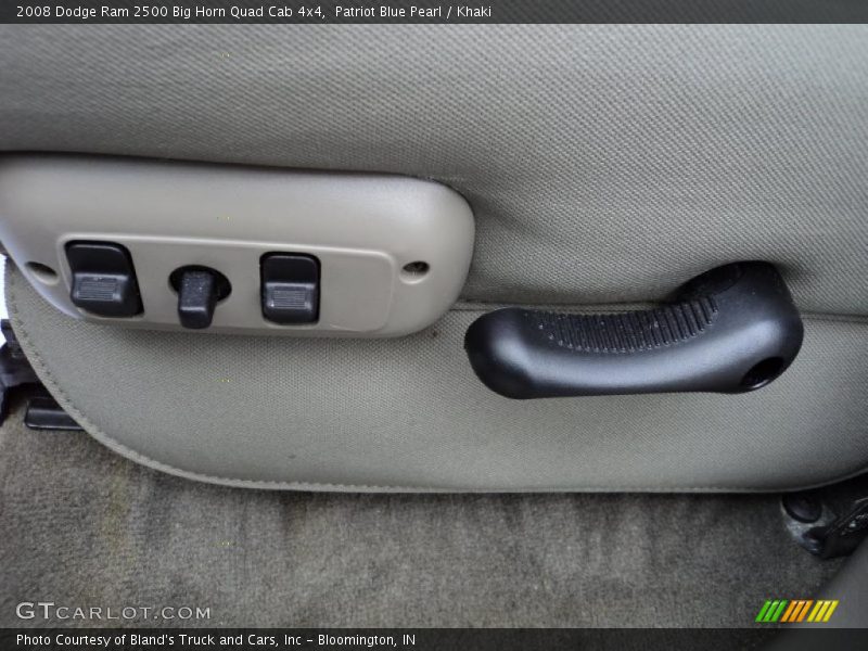 Patriot Blue Pearl / Khaki 2008 Dodge Ram 2500 Big Horn Quad Cab 4x4