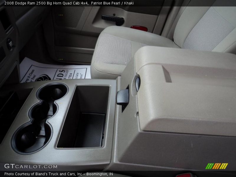Patriot Blue Pearl / Khaki 2008 Dodge Ram 2500 Big Horn Quad Cab 4x4