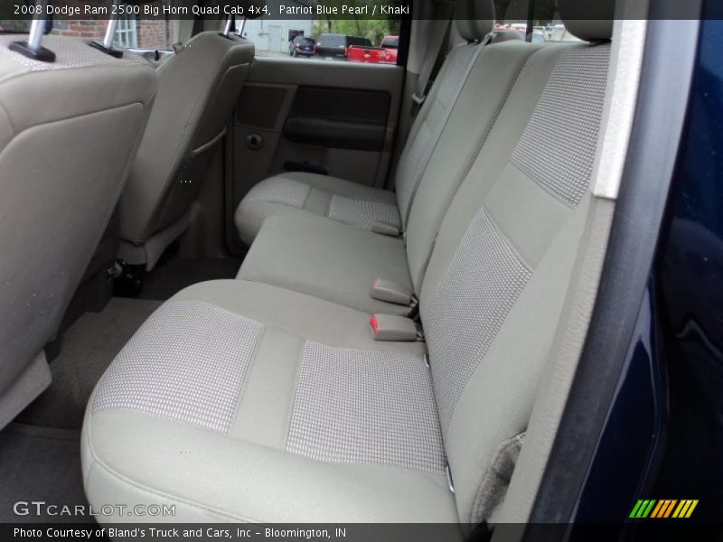 Patriot Blue Pearl / Khaki 2008 Dodge Ram 2500 Big Horn Quad Cab 4x4