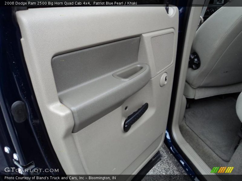 Patriot Blue Pearl / Khaki 2008 Dodge Ram 2500 Big Horn Quad Cab 4x4