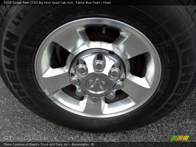 Patriot Blue Pearl / Khaki 2008 Dodge Ram 2500 Big Horn Quad Cab 4x4