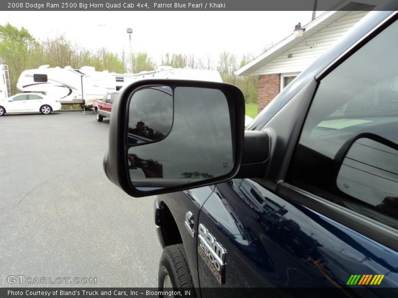 Patriot Blue Pearl / Khaki 2008 Dodge Ram 2500 Big Horn Quad Cab 4x4